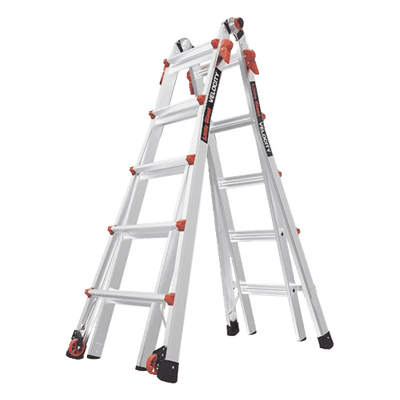 Escalera Multi-Posiciones / 6.7 m (22') / 136 kg (300 lbs) / Aluminio Aeroespacial / Suelos Inclinados