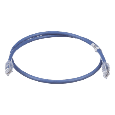 Cable de Parcheo UTP / Cat6A / 24 AWG / CM / 0.3 m (1 pie) / Azul UTP6AX1BU PANDUIT
