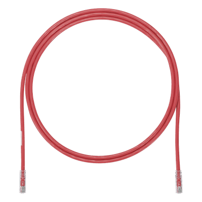 Cable de Parcheo UTP / Cat6A / 24 AWG / CM / 2.13 m (7 ft) / Rojo UTP6AX7RD PANDUIT