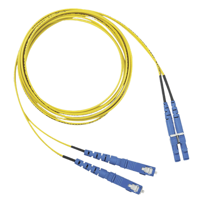 Jumper de Fibra Óptica / Monomodo OS2 9/125 / LC-SC Duplex / OFNR Riser / 1 m (3.28 pies) / Amarillo F92ERLNSNSNM001 PANDUIT