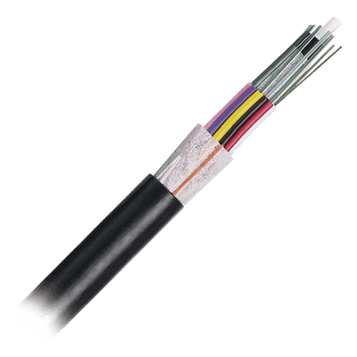 Cable de Fibra Óptica / 6 Hilos / OSP Planta Externa / No Armado Dieléctrico / Multimodo OM4 50/125 / MDPE / 19.68 pies