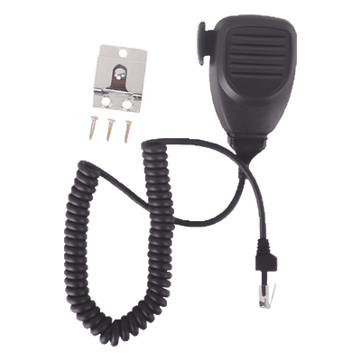 Micrófono para Radio Móvil / 6 Pines / Voltaje 1V a 10V / Base con Tornillos / Busca Rosca Integrada / -40°C a +70°C TX2001 TXPRO