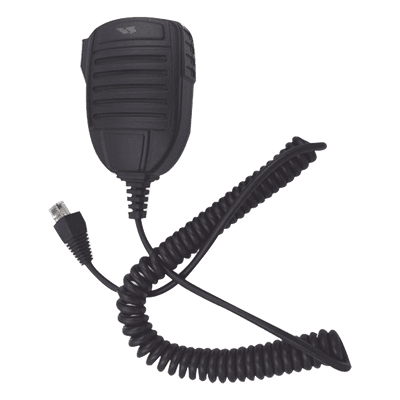 Micrófono para Radio Móvil / Conector 8 Pines / IP54 / Cable PU con Kevlar / 40 kg Resistencia / PTT con Guantes TXY221 TXPRO
