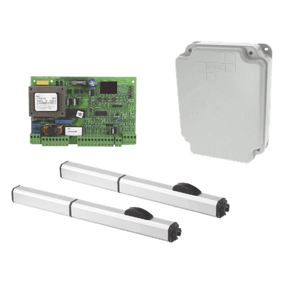 Kit Operadores Hidráulicos / Uso Continuo / Hasta 4 m (13.1 ft) / Fuerza 6200 N / IP55 / 115 VAC FAAC-400-CBAC FAAC
