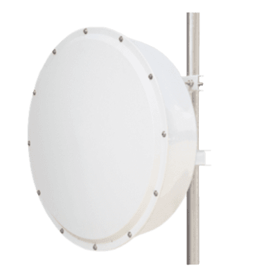 Antena direccional de alta resistencia, Ganancia 30 dBi, (4.9 -6.5 GHz), Plato hondo para mayor inmunidad al ruido, Conectores N-Hembra, Montaje y radomo incluido TXP-4965-30PB2-KIT TXPRO
