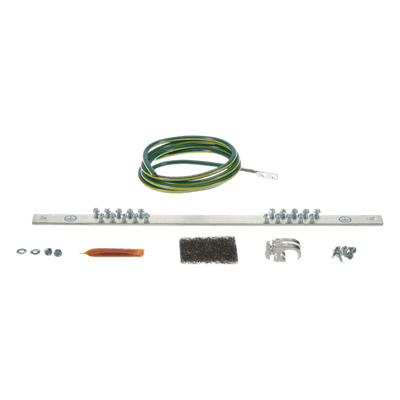 Kit de Puesta a Tierra / 6 AWG (16 mm²) / Barra 20 Orificios / Rack 19" / Jumper 2.44 m (8 ft) / HTAP RGRKCBNJY PANDUIT