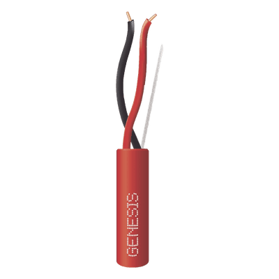 Cable de Alarma / 2x18 AWG / Riser FPLR-CL3R / Resistente al Fuego / 152 m (500 ft) / Color Rojo 4306-5504/500 GENESIS