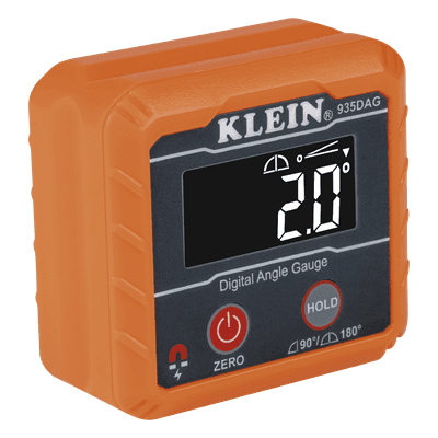 Inclinómetro y Nivel Digital / Pantalla Giratoria / Rango 0-90° y 0-180° / Precisión 0.1° / IP42 / Base Magnética 935-DAG KLEIN TOOLS