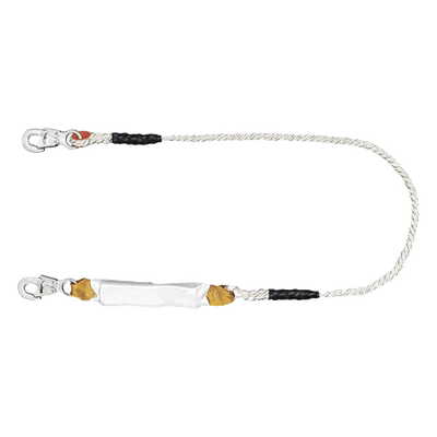 Amortiguador de Caída / Cable de Nylon 13 mm / 2 Ganchos de Ojo de Seguro Doble / Largo 1.5 m (4.9 ft) / Extensión 2.65 m (8.7 ft) / 0.80 kg 5430-15-D TULMEX