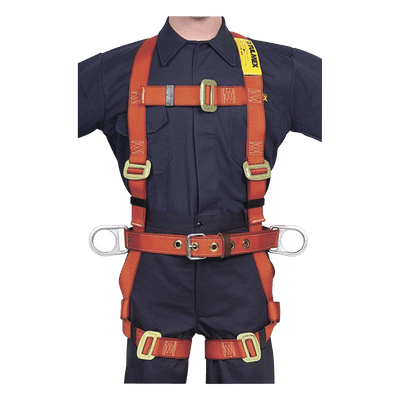 Arnés de Cuerpo Completo / Parada de Caídas y Posicionamiento / Unitalla / 1.5 kg / 3 Anillos D / Normativa ANSI-OSHA-ISO-NMX 5436 TULMEX