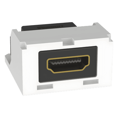 Módulo Acoplador HDMI / HDMI 2.0 / Categoría 2 / Mini-Com / 1 Espacio / 0.72' Altura CMHDMIAW PANDUIT