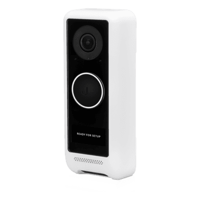UniFi Protect G4 Doorbell, WiFi, Resolución HD 2MP, Visión Nocturna IR 6 Mts, AI para Detección de Eventos, Audio Bidireccional, Protección IPX4 UVC-G4-DOORBELL UBIQUITI