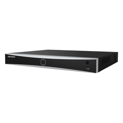 NVR 12 Megapixel (4K) / Reconocimiento Facial / 8 Canales IP / 8 Puertos PoE+ / 2 Bahías de Disco Duro / Filtro de Falsas Alarmas / Detección de Cuerpo Humano y Vehículos IDS-7608NXI-I2/8P/X(C) HIKVISION
