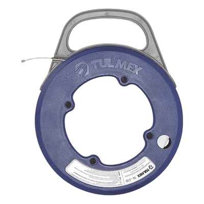 Guía Jalacables / Nylon 3 mm / 15 m (49.21 ft) / Puntera Flexible y Bronce / Cubierta ABS 14-N15 TULMEX