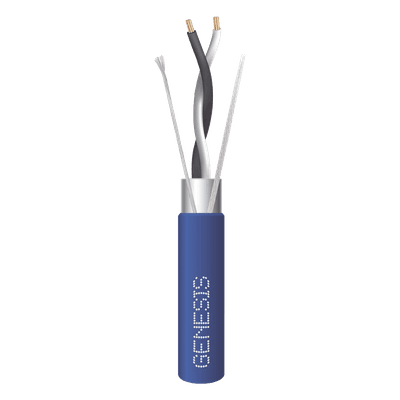 Cable de Comunicación / EIA-485 2x22 AWG / Blindado Trenzado / Plenum / Bobina 305 m (1000 ft) / Azul 3320-2106 GENESIS