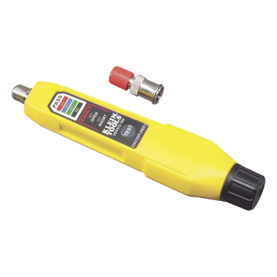 Probador de cables coaxiales / RG59, RG6/6Q, RG7, RG11 / Mapeo de 4 cables / LED indicadores / 5.75" (146 mm) / 2x AAA VDV-512-100 KLEIN TOOLS