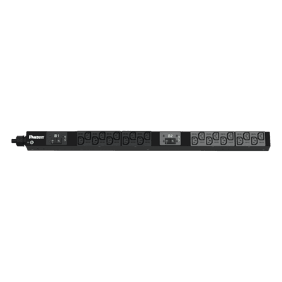 PDU Básico para Rack / 20 Salidas IEC C13 / Entrada NEMA L6-30P / 208 Vca / 30 Amp / Montaje 0U/1U/2U / Cable 3 m (9.8 ft) P20B16M PANDUIT