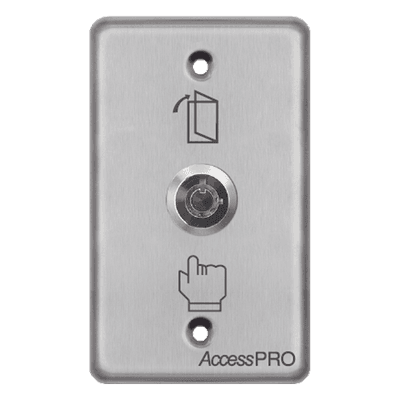 Switch con Llave / Contacto NC/NO / 24 VCD / Acero Inoxidable / 115 x 70 x 34 mm / 0.37 x 0.23 x 0.11 ft PROKSC ACCESSPRO