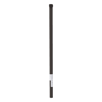 Poste de Esquina para Cerca Electrificada / Acero Galvanizado Cal. 18 / 1" Diámetro / 0.8 m (2.6 ft) Alto / 3 Aisladores / Pintura Electrostática Negra SYS-POST-ESQ-3B EPCOM INDUSTRIAL