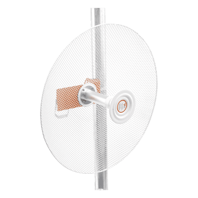 Antena direccional con diseño aerodinámico para minimiza la resistencia al viento, Ganancia de 30 dBi, frecuencia (4.9 - 6.5 GHz), Polarización doble, incluye montaje para torre o mástil TXPD30RJMIMO TXPRO