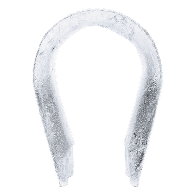 Guardacabo / Acero Galvanizado en Caliente / 18.5 x 82 mm / 0.06 x 0.27 ft / Compatible Remates Delt-001 a Delt-005 / Fibra Óptica ADSS y Figura 8 LP-GC LINKEDPRO BY EPCOM