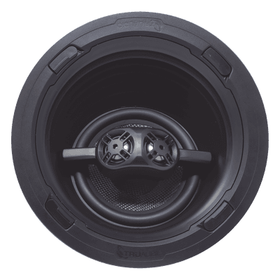 Altavoz de techo surround / 3 vías / Woofer 7in fibra de carbono / 2 tweeters titanio giratorios 1in / 175W / 8Ω / 92dB REV71SUR TRUAUDIO