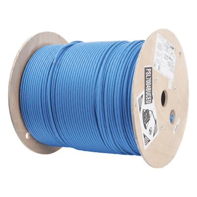 Bobina de Cable Blindado S/FTP / Cat7 / 4 Pares / 23 AWG / LSZH / 500 m (1640 pies) / Azul PSL7004BU-CED PANDUIT