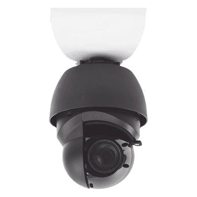 UniFi Protect G4 PTZ cámara de giro, inclinación y zoom de alto rendimiento con transmisión de video 4K, 24 FPS, zoom óptico 22x y visión nocturna LED IR adaptativa. UVC-G4-PTZ UBIQUITI