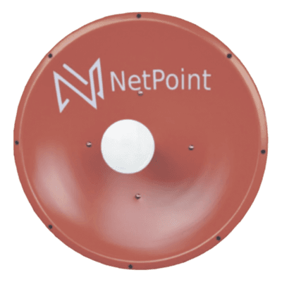 Antena Direccional / 4 ft (1.2 m) / 4.9-6.4 GHz / Ganancia 37 dBi / Polarización Dual Slant 45° y 90° / Resistente a Ambientes Salinos NPTR3 NetPoint