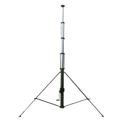 Mástil Telescópico Manual / 12 m (39.4 ft) / Carga 20 kg / Aluminio 6063 / IP65 / 7 Secciones TELEMASTM12 SYSCOM TOWERS