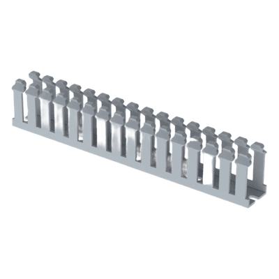 Canaleta Ranurada de PVC / 0.75 in Ancho / 1.57 in Alto / 5.9 ft Largo / Gris Claro F.75X1.5LG6 PANDUIT
