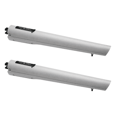 Kit Operadores para Puerta Abatible / Hoja 2.7 m (8.9 ft) / Carga 300 Kg / 20 Ciclos/Hora / 24 VCC / 145 daN / Respaldo de Baterías 10599807 FAAC