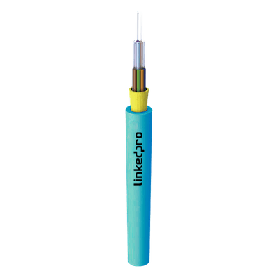 Cable de Fibra Óptica Multimodo OM3 50/125 / 6 Hilos / Tight Buffer 900µm / OFNR Riser / Dieléctrico / Hasta 2000 m (6562 pies) LP-IC-OM3-R-06 LINKEDPRO BY EPCOM