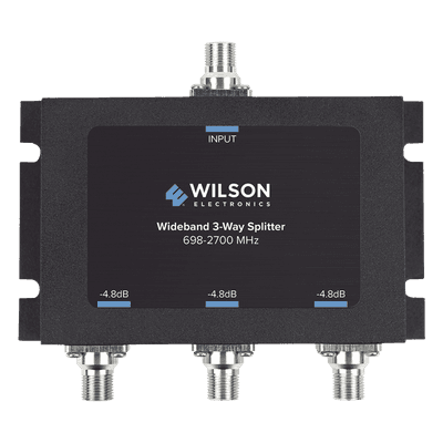 Divisor de Potencia RF / 3 Vías / 75 Ohm / 698-2700 MHz / 4.8 dB Pérdida / Conectores F Hembra 850-035 WILSONPRO / WEBOOST
