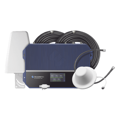 Amplificador de señal celular / 4G LTE, 3G y voz / 3716 m² (40,000 ft²) / 26 dBm / 5 bandas / Multi-tower targeting 460-149 WILSONPRO / WEBOOST