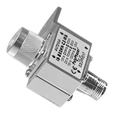 Protector Coaxial RF / 125-1000 MHz / 50 Ω / N Macho a Hembra / Bloqueo DC / 20 kA IS-B50HN-C2-MA TRANSTECTOR