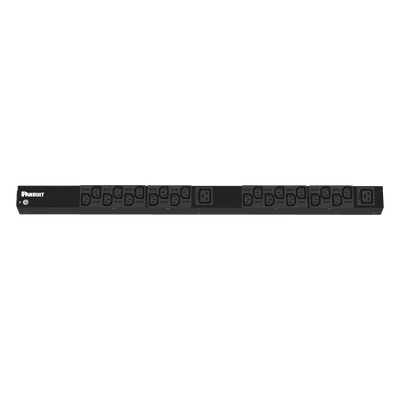 PDU Básico para Rack / 120 Vca / 20 A / 20x C13 + 2x C19 / NEMA L5-20P / Vertical 0U / 1.69 x 32.2 x 2.09 in P22B05M PANDUIT