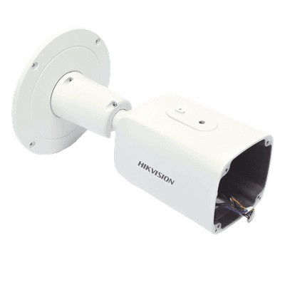 Tapa Trasera para Cámara IP / Salida de Cable Hermética / Base con Soporte / Sin Tornillería