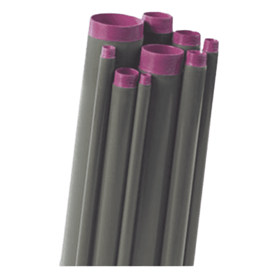 Tubo Conduit Rígido / Aluminio PVC 1-1/2" / 38.1 mm / 3.05 m (10') / Cople Incluido TAL-38-PC RAWELT