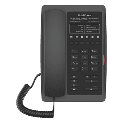 Teléfono IP Wi-Fi / Audio HD Opus / 2 Puertos Ethernet 10/100 Mbps / PoE 802.3af / 6 Teclas Programables Hotline / 2 Cuentas SIP H3WB FANVIL
