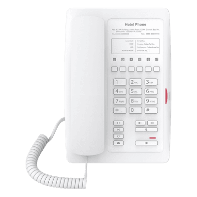 Teléfono IP WiFi / 2 Cuentas SIP / Opus HD / Wi-Fi 2.4 GHz / PoE 802.3af / 2 Puertos Ethernet 10/100 Mbps / 6 Teclas Programables H3WW FANVIL