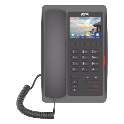 Teléfono IP WiFi / Pantalla LCD 3.5 pulgadas / Audio HD / Video H.264 1080p / 2 Cuentas SIP / PoE 802.3af / Wi-Fi 2.4 GHz H5WB FANVIL