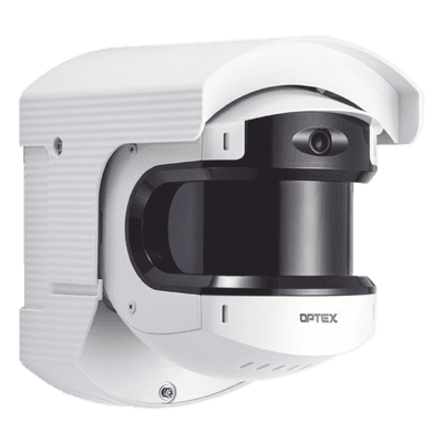 Sensor LiDAR / 50 x 100 m (164 x 328 ft) / 190° cobertura / ONVIF Profile S / 8 zonas configurables RLS50100V OPTEX