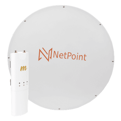 Kit Radio Backhaul / 500 Mbps / 30 dBi / 32 km / 4.9-6.4 GHz / PoE C5CNPX1KIT MIMOSA NETWORKS