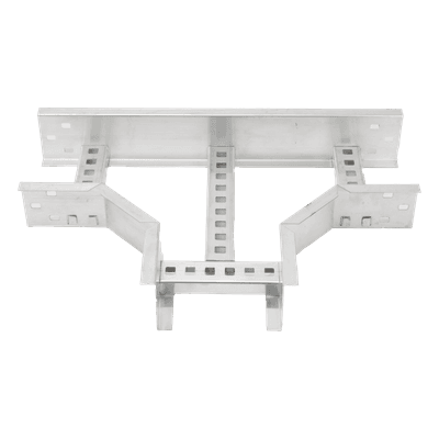 Derivación T Horizontal / Perfil Z / Peralte 3 1/4" / Ancho 6" / Radio de Curvatura 8" / Aluminio de Alta Resistencia / Normas NEMA-VE1, NEMA-VE2, NMX-J-511-ANCE