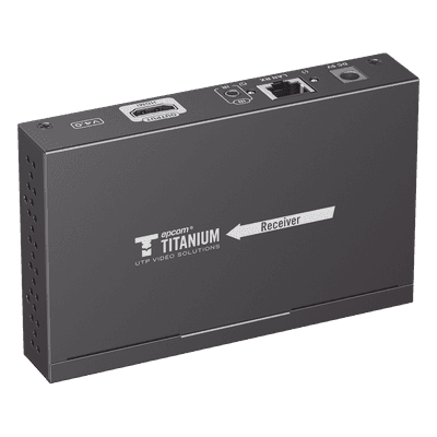 Receptor Compatible para Kit Matricial TT-383-MATRIX-4.0 | Resolución 1080P@60Hz | Cat 6 | Control IR | Compatible con Switch IGMP (Solo para transmisor versión 4.0). TT-383-MATRIX-4.0-RX EPCOM TITANIUM