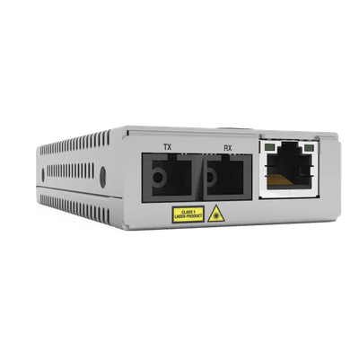 Convertidor de medios / Monomodo / 10/100TX a 100LX/SC / 20 km / TAA / 1310 nm AT-MMC200LX/SC-960 ALLIED TELESIS