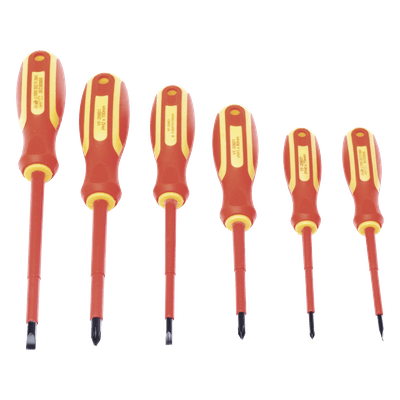 Juego de desarmadores aislados / 1000V / IEC 60900 / 6 piezas / Bicolor PST-H020-01 PRECISION