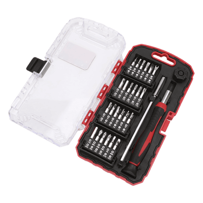Juego de Desarmador de Precisión / 51 Piezas / 48 Puntas CR-V / Extensor 115 mm / Maletín 96 x 170 x 28 mm (3.8 x 6.7 x 1.1 in) PST-H020-02 PRECISION