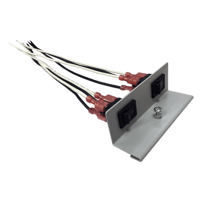 Soporte de interruptor basculante / Doble / 250 VCA / 15 A / 18 AWG / 0.82 m (2.7 ft) RSB2 ALTRONIX